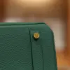 버킨 25 토고 말라카이트 금장