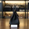 버킨 25 토고 블랙 은장