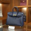 버킨 25 토고 블루뉘 금장